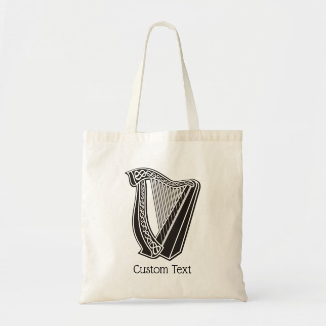 Tote Bag Icône Harpe (Devant)