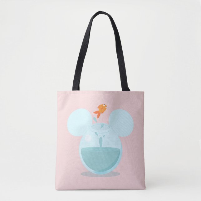 Tote Bag Icône Mickey Mouse Fish Bowl (Devant)