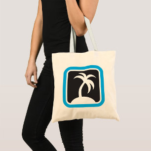 Tote Bag Icône Palm Tree