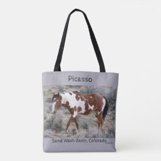 Tote Bag Icône Picasso du bassin de lavage de sable, Colora