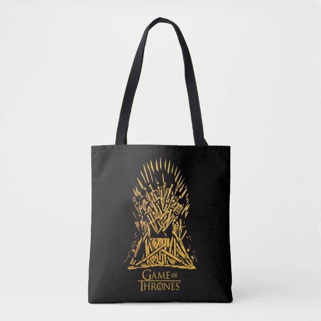 Tote Bag Icône Trône en fer (Devant)
