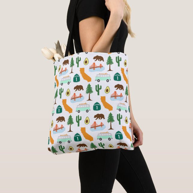 Tote Bag Icônes de Californie (De près)