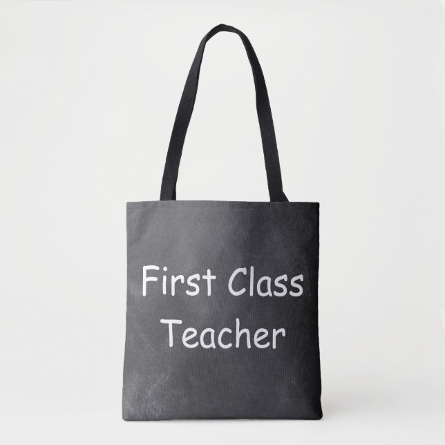 Tote Bag Idée cadeau Chalkboard Design pour enseignant de p (Devant)