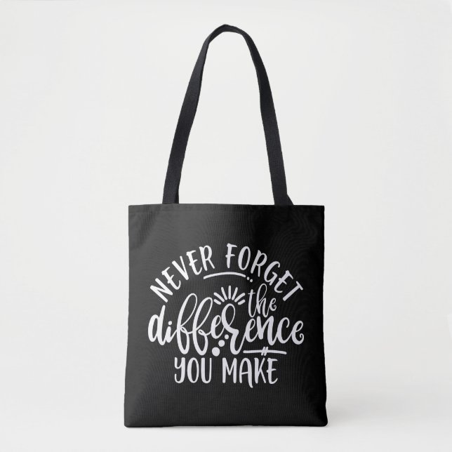 Tote Bag Idée de design d'appréciation des enseignants (Devant)
