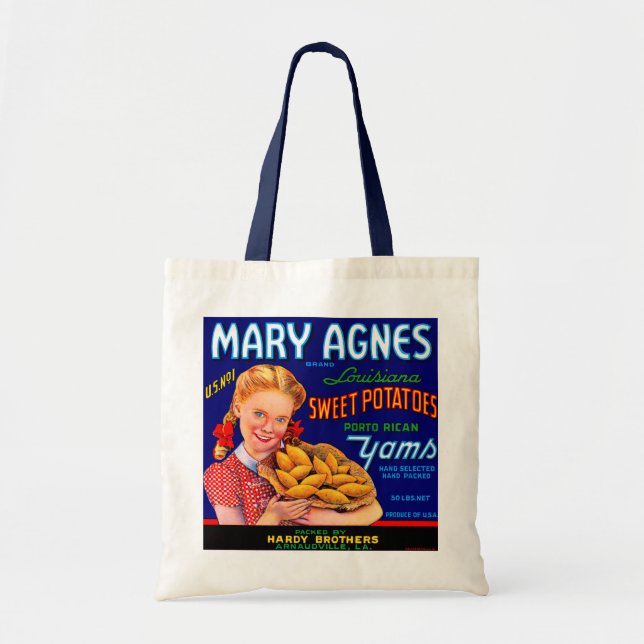 Tote Bag Ignames de Mary Agnès Louisiane (Devant)