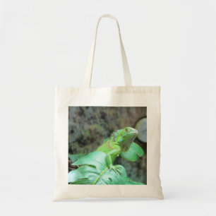 Tote Bag iguane vert