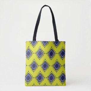 Tote Bag Ikat Tribal : Motif moderne et élégant.