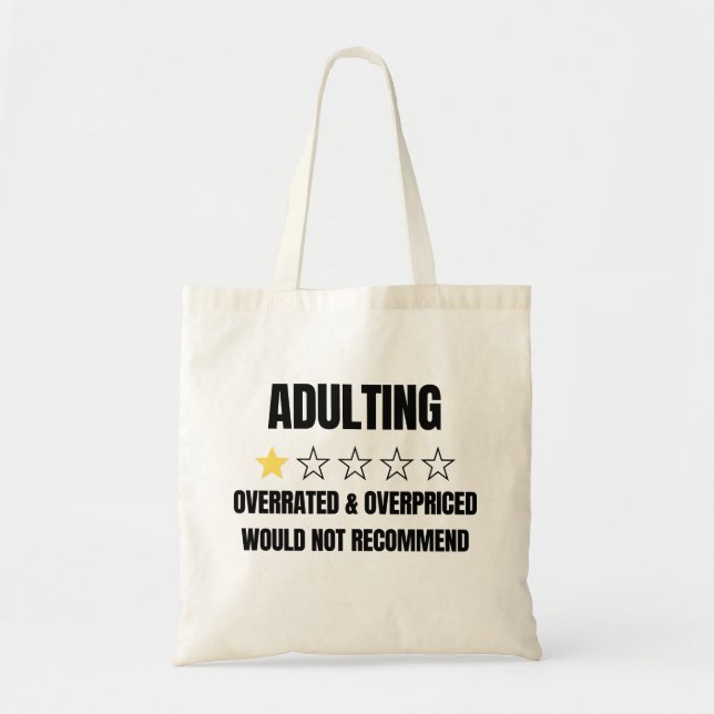 Tote Bag Il est déconseillé d'effectuer un surcoût (Devant)