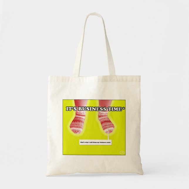 Tote Bag Il est temps d'affaires ! (Devant)