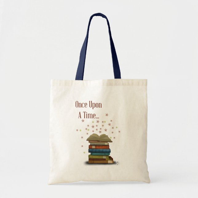 Tote Bag Il Était Une Fois Des Livres (Devant)