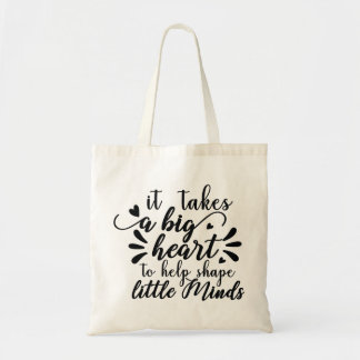 Tote Bag il faut un grand coeur pour aider à former des pet