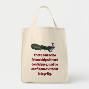 Tote Bag Il Ne Peut Y Avoir D'Amitié - Citation De Confianc