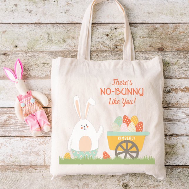 Tote Bag Il n'y a pas de lapin comme vous Personnalisé Pâqu (Créateur téléchargé)