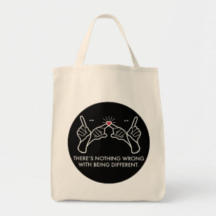 Tote Bag Il n'y a rien de mal à être différent