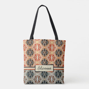 Tote Bag Île Tribale Tons Terre