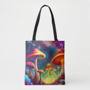 Tote Bag Illuminer les champignons sauvages