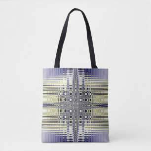 Tote Bag Illusion optique fractale