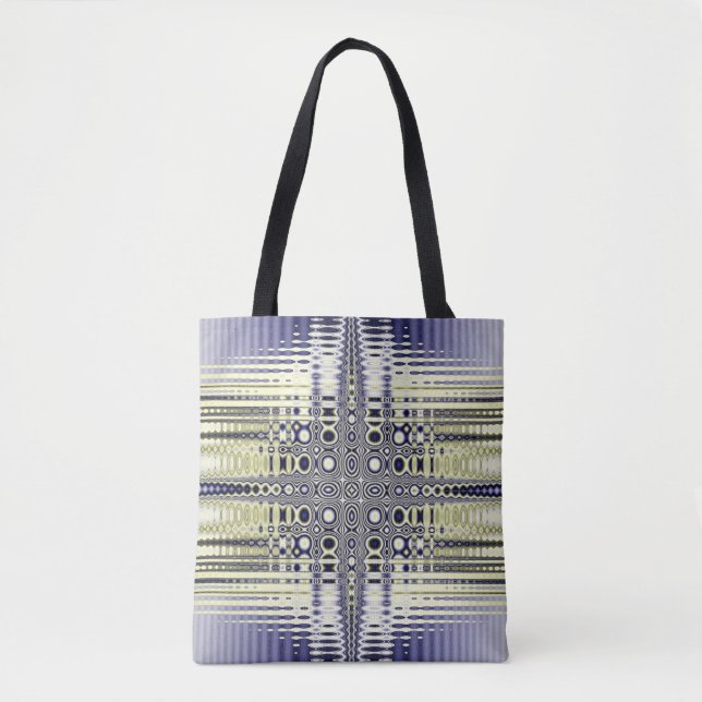 Tote Bag Illusion optique fractale (Devant)