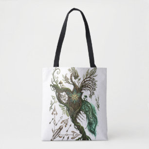 Tote Bag Illustration 3D mythique d'un esprit ancien de la 