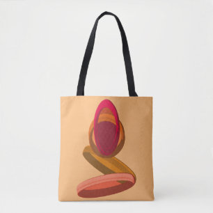 Tote Bag Illustration Abstraite de la Pluie du Cap-Vert pou