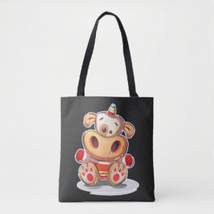 Tote Bag Illustration adorable de Little Unicow