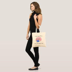 Tote Bag Illustration artistique de citation de ver à soie