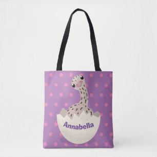 Tote Bag Illustration d'autruche pour bébé à couver mignon