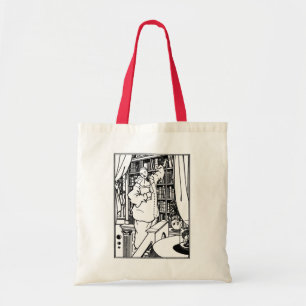 Tote Bag Illustration de Beardsley : Bibliothèque de Pierro