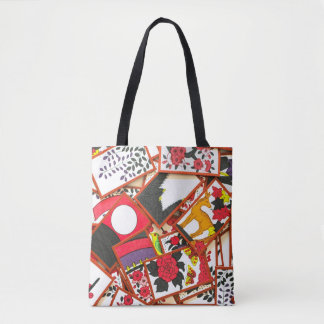 Tote Bag Illustration de cartes japonaises (Diverses)