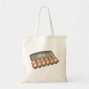 Tote Bag Illustration de carton d'oeufs