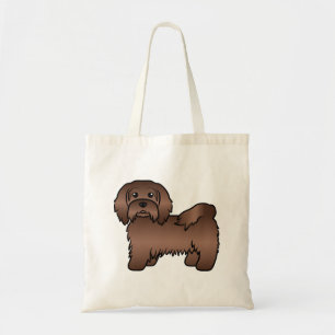 Tote Bag Illustration de chien de dessin mignon au chocolat