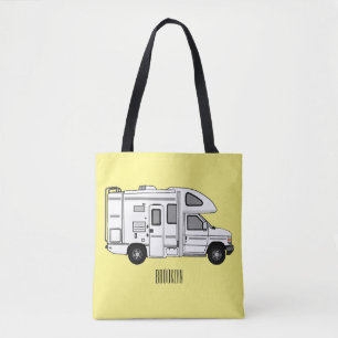 Tote Bag Illustration de dessin animé Campervan