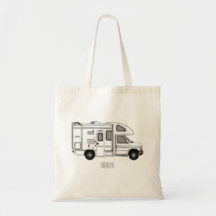 Tote Bag Illustration de dessin animé Campervan