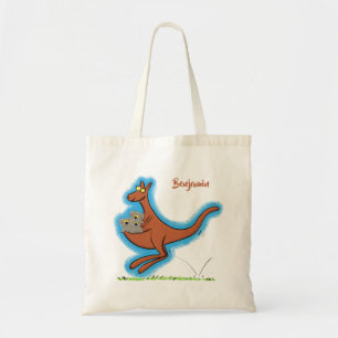 Tote Bag Illustration de dessin animé Cute kangaroo et koal