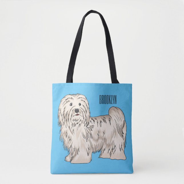 Tote Bag Illustration de dessin de chien de Havan (Devant)