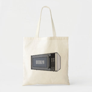 Tote Bag Illustration de dessin sur micro-ondes