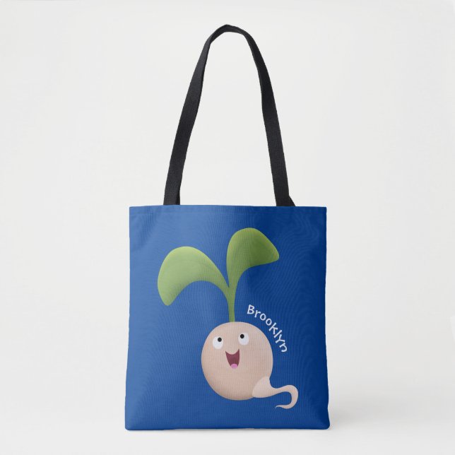 Tote Bag Illustration de la caricature de la gerbe de grain (Devant)