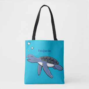 Tote Bag Illustration de la petite tortue de mer