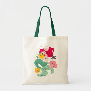 Tote Bag Illustration de la princesse Ariel Holding