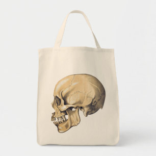 Tote Bag Illustration de l'anatomie crânienne vintage