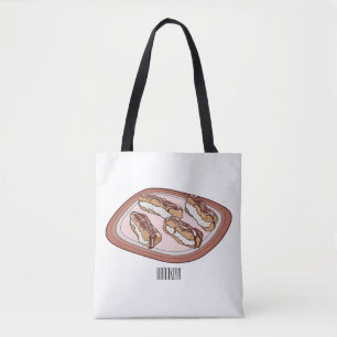 Tote Bag Illustration de l'éclair de chocolat