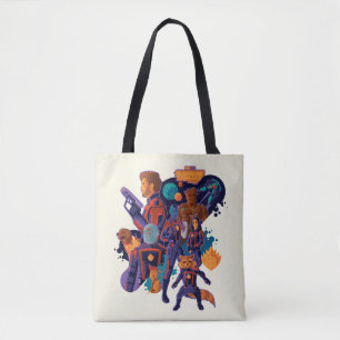 Tote Bag Illustration de l'équipe des Gardiens de la Galaxi