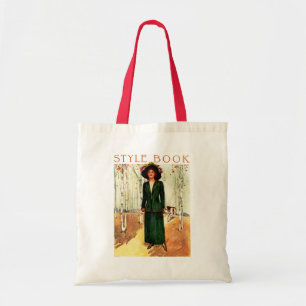 Tote Bag Illustration de mode du livre de style