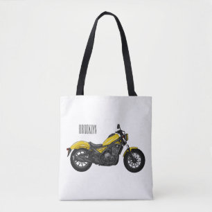 Tote Bag Illustration de moto Cruiser