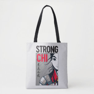 Tote Bag Illustration de Mulan "Strong Chi"