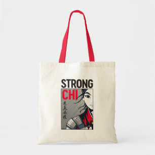 Tote Bag Illustration de Mulan "Strong Chi"