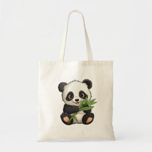 Tote Bag Illustration de panda de dessin animé