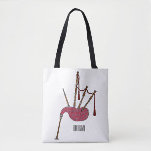 Tote Bag Illustration de pipes