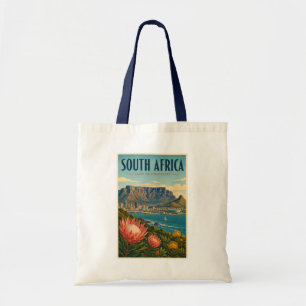 Tote Bag Illustration de Table Mountain en Afrique du Sud p
