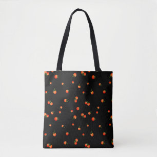 Tote Bag Illustration de tomates cerises. Aquarelle transpa